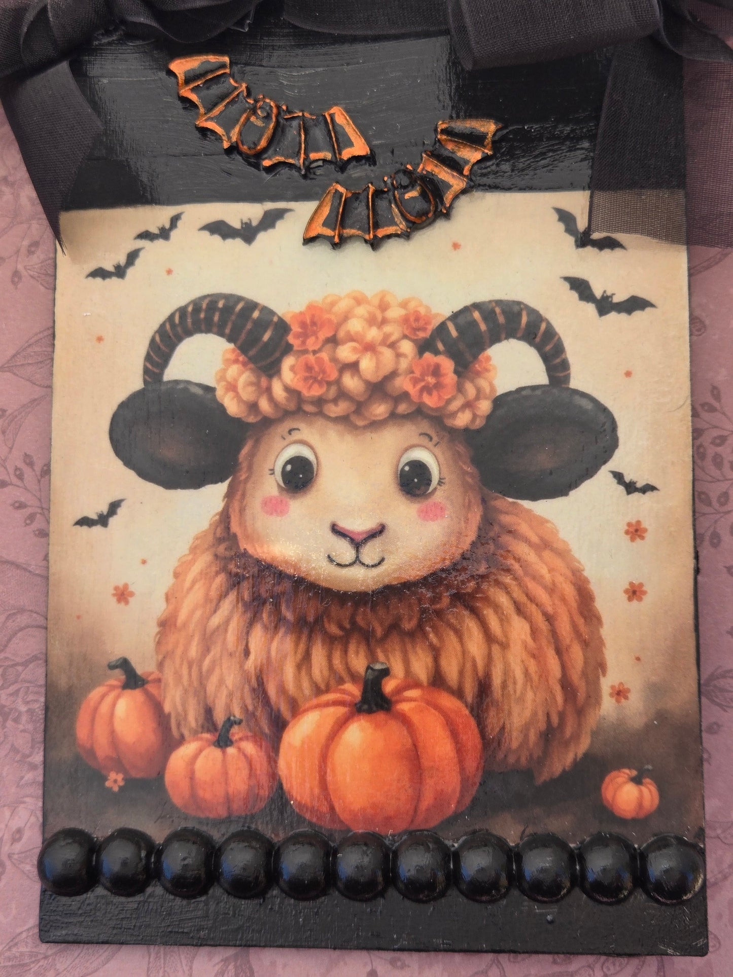 Halloween Sheep 4"X6"